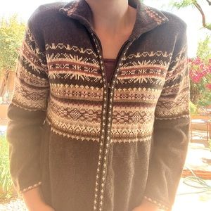 💥💥SALE!! Vintage zip up sweater